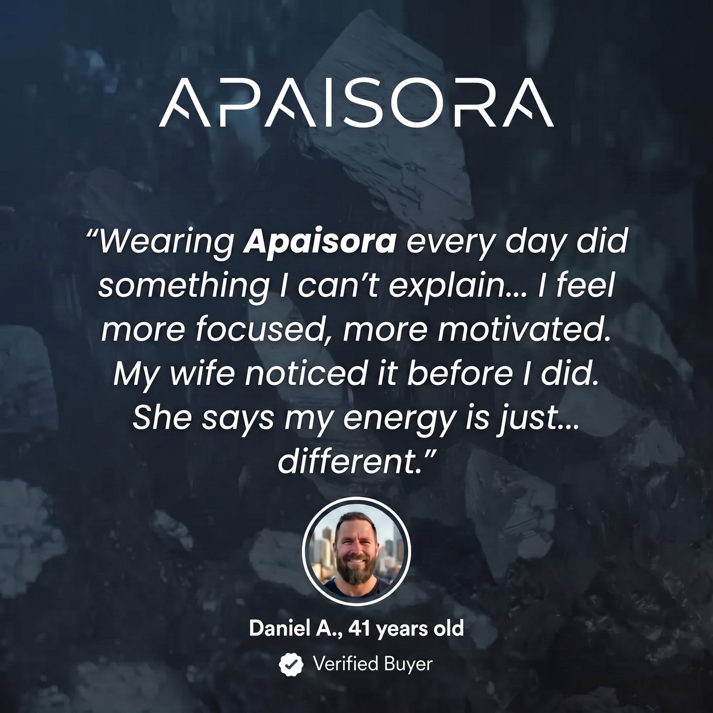 APAISORA® Hematite bracelet